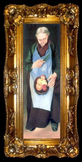 framed  Kosztka, Tivadar Csontvry Old Woman Peeliing Apple, ta009-2